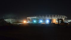 Na olympijském parku se pracuje ve dne v noci