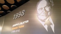 muzeum světového fotbalu vzdává poctu i Seppu Blatterovi, který má na 6 let zakázané působení ve sportu