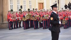 Uvítání čínského prezidenta Si Ťin-pchinga na Pražském hradě