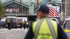 Nehoda vlaku v Hobokenu v New Jersey