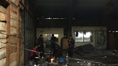 Ohníček ve skladišti