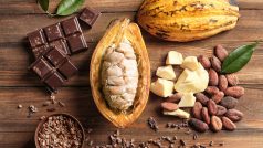 Kakaový lusk v sobě ukývá boby, ze kterých se vyrábí čokoláda
