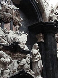 Reliéf katedrály na hradě Wawel