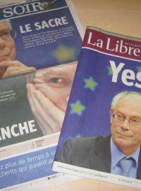 Zvolení Rompuye &#039;evropským prezidentem&#039;.