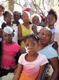 Obyvatelé Haiti,