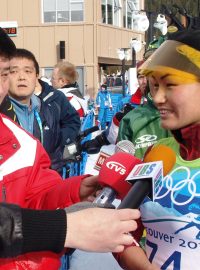 Jak se vám jelo- Mongolský reportér zpovídá lyžařskou hvězdu své země