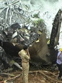 havárie indického letadla