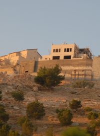 Rozestavěný dům v židovské osadě Ma&#039;ale Adumim