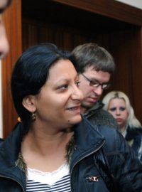Výroku soudu s vítkovickými žháři přihlížela i matka malé Natálky Anna Siváková