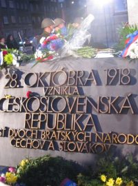 Odhalení Masarykovy sochy v Bratislavě