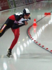 Martina Sáblíková na trati 3000 m