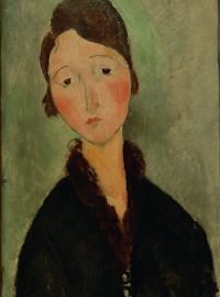 Amedeo Modigliani - mladá žena (Anna, 1918-1919).jpg