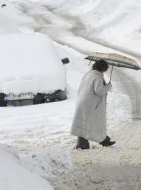 V Jablonci nad Nisou vyhlásili kvůli sněhu první kalamitní stupeň