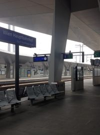 Nové vlakové nádraží ve Vídni