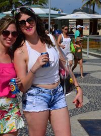 Dvě kamarádky z hlavního města Brasília přijely na dva dny do Rio de Janeira, oslavit nový rok