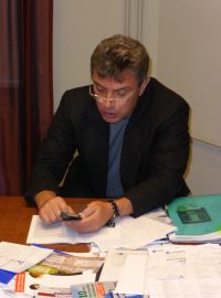 Ruský opoziční politik Boris Němcov