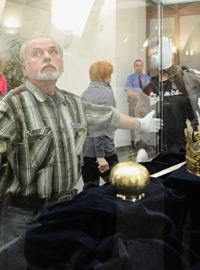 Klenoty z hrobu Přemysla Otakara II. vystavují na radnici v Českých Budějovicích