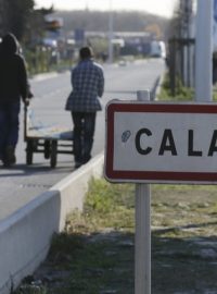 Jeden z táborů pro uprchlíky je u francouzského města Calais