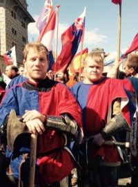 Do Prahy se sjeli účastníci Bitvy národů - mistrovství světa v kontaktním středověkém boji