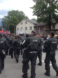 Odpůrci skupiny G7 v Garmisch-Partenkirchenu