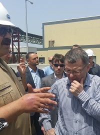 Návštěva českého ministra zahraničí Lubomíra Zaorálka v Gaze