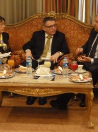 Ministr zahraničí Lubomír Zaorálek před zahájením česko-egyptského podnikatelského fora