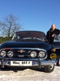 Sběratel Filip Landa a jeho černá Tatra 603