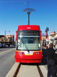 Otevření nového tramvajového provozu ve Washingtonu