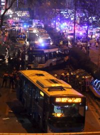 Centrem Ankary otřásl 13. března výbuch