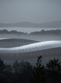 Stadion Eco Park navrhla stejná společnost jako nové Masarykovo nádraží v Praze