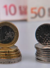 Euro a koruna