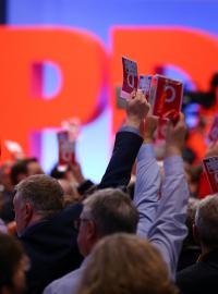 Hlasování na kongresu SPD