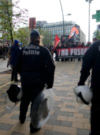 Zablokování konference konzervativců v Bruselu