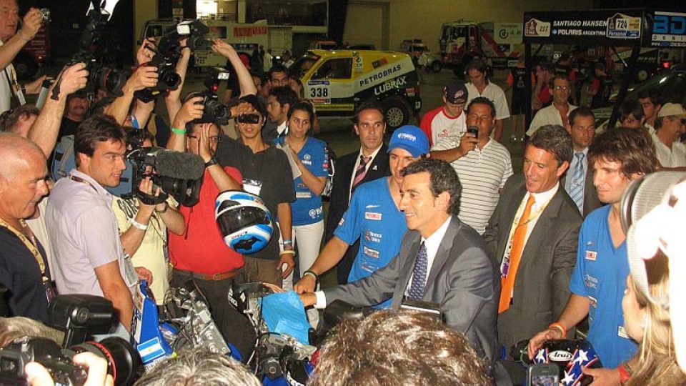 Argentinský ministr navštívil technické přejímky před startem závodu