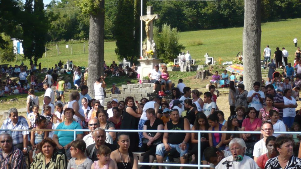 Romská pouť v Gaboltově na východním Slovensku