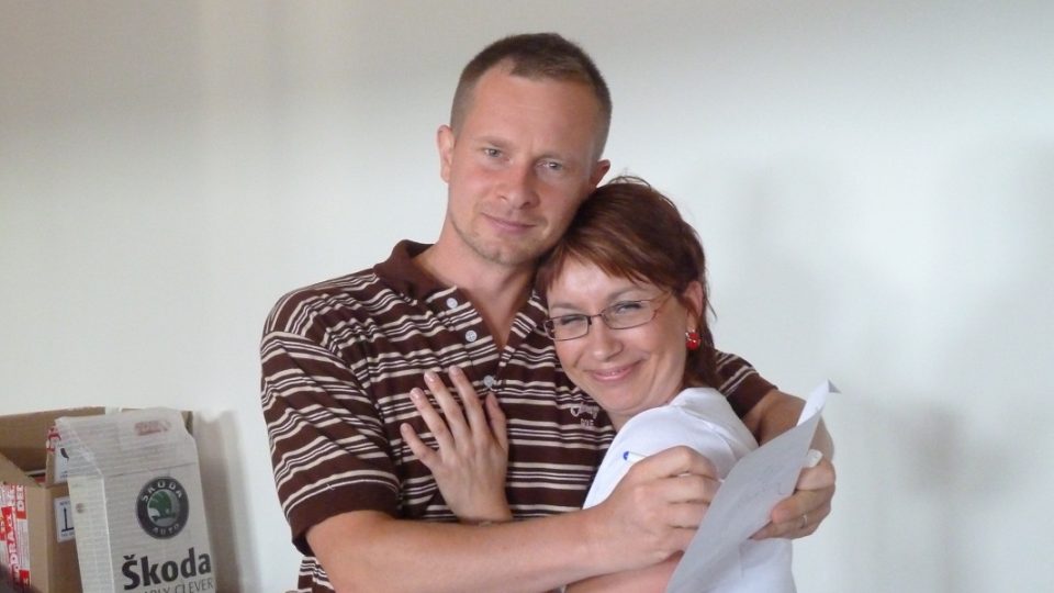 Jan Martínek a Martina Longinová při natáčení minutové hry Pošta pro tebe | foto: Kateřina Rathouská, Český rozhlas Jan Martínek a Martina Longinová při natáčení minutové hry Pošta pro tebe