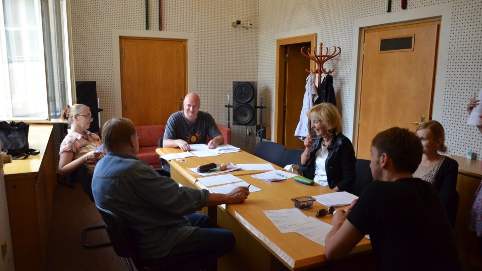 Natáčení minutové hry Výlet | foto: Prokop Havel, Český rozhlas Natáčení minutové hry Výlet