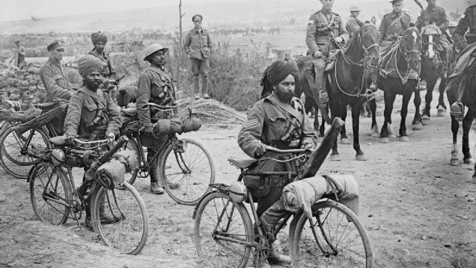 Bitva na Sommě, indické jednotky, rok 1916
