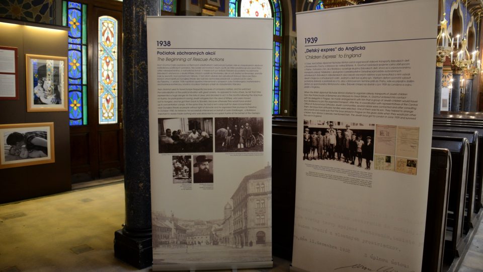 Výstava Aron Grünhut - zachránce Židů v pražské Jubilejní synagoze