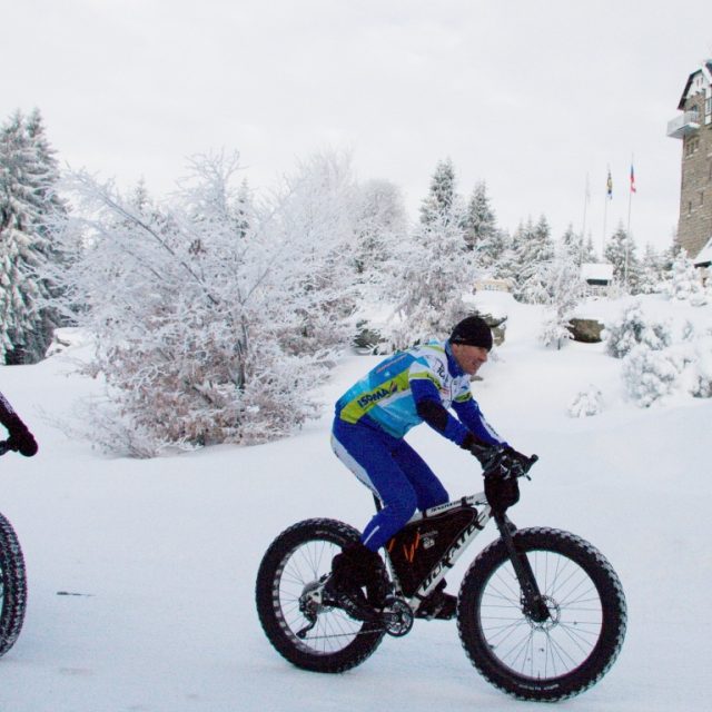 Snowbike v akci | foto: archiv